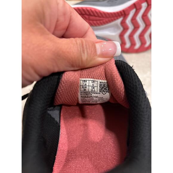 Saucony Cohesion 16 Women Sneakers 7W Gray Jogging Running Walking Trainer Shoes - Picture 3 of 7